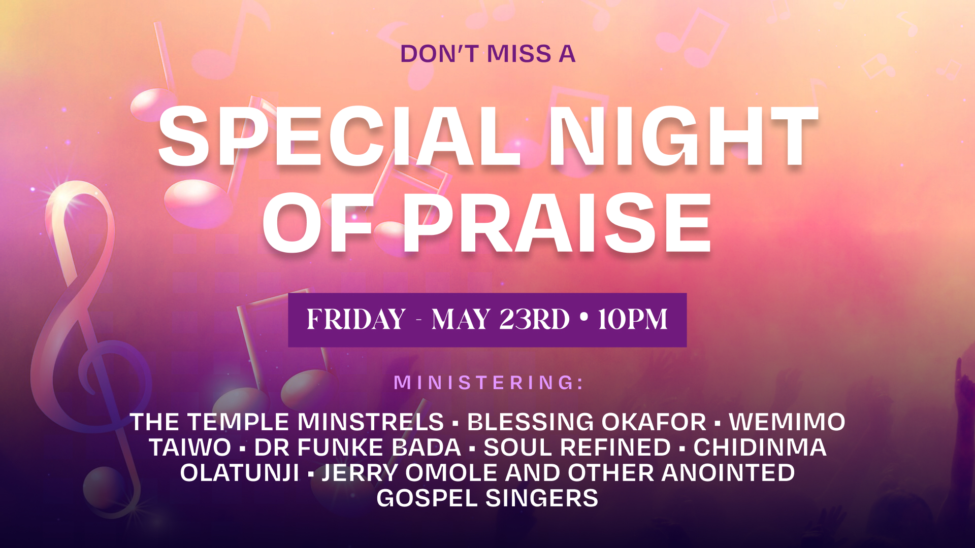 A Lifestyle of Thanksgiving 5 Praise Night
