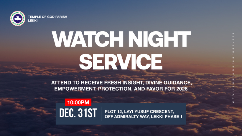 Ending Well 9 WATCHNIGHT Service Announcement